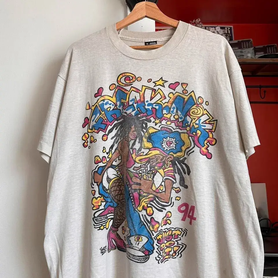 Vintage 1995 Freaknic Hip Hop Shirt Rare Vintage Freaknik Atlanta T-shirt Casual Classic