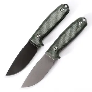 JEABROTHER Fixed Blade Knife Outdoor Knives 14C28N, Hiking Camping Knife
