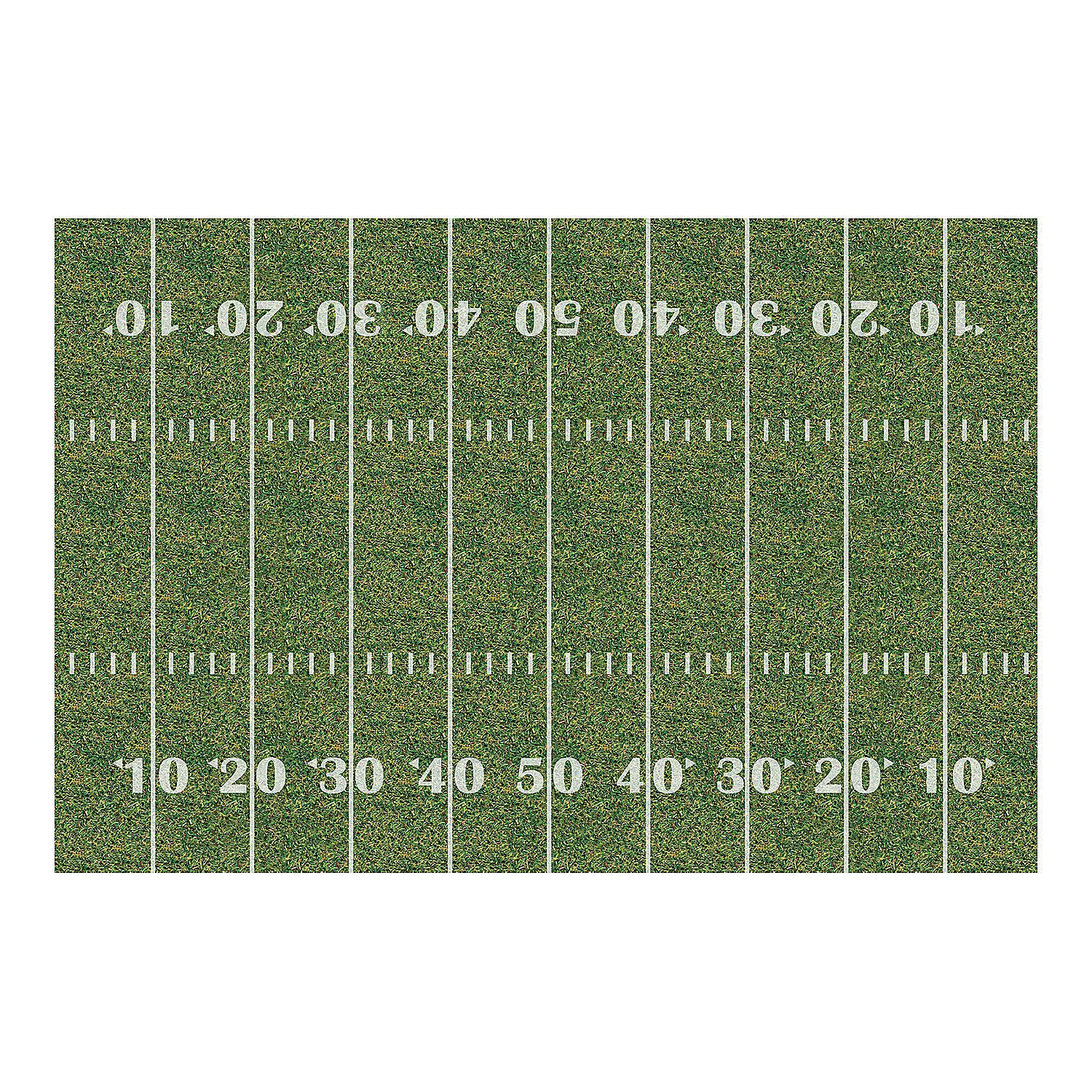 Baby & Maternity 3-Piece Plastic Football Field Backdrop Banner Set, 9x6 ft Wall Decor with Easy DIY Setup, for DIY Photo Booth & Football Party, Creates Instant Scene Players & Fans Love Taking Selfies, Field Pattern, Sports Theme, Create An Instant Foot