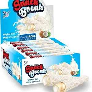 Snack Break Coconut Wafer Roll Chocolate