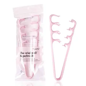 Foldable Wide-Tooth Root Lifting Comb for Bang Volume and Fluffy Styling, Texture Hair Comb with Root Clip Structure for Lifting Roots and Creating Fullness, Korean Style Hair Styling Tool for Daily Use