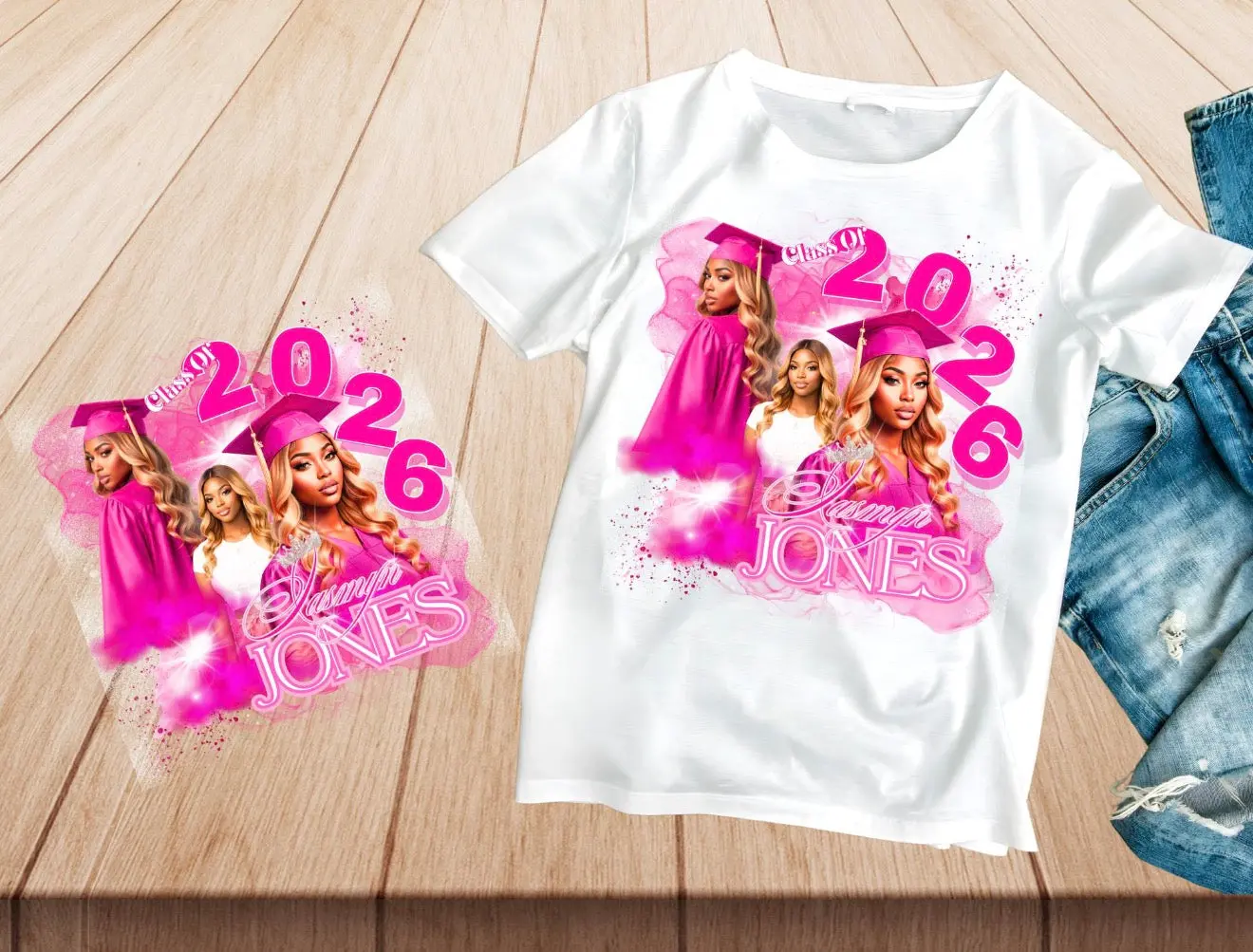 2026 Graduation Celebration Shirt – Personalized Name & School Colors