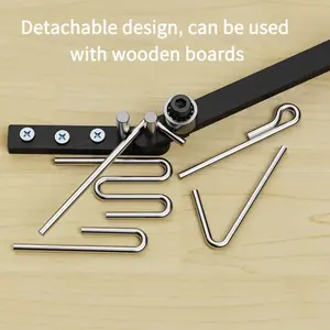 Manual Bending Tool for Ironwork, Includes 3 Screws, Metal Bender, Flat Steel Bender, Max Angle 180°, Bends 1-8mm Metal Tubes, Versatile Bending, Metalworking