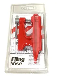 Filing Vise Stump for Chainsaw Saw Chain Sharpening Filing Tool Bar Clamp