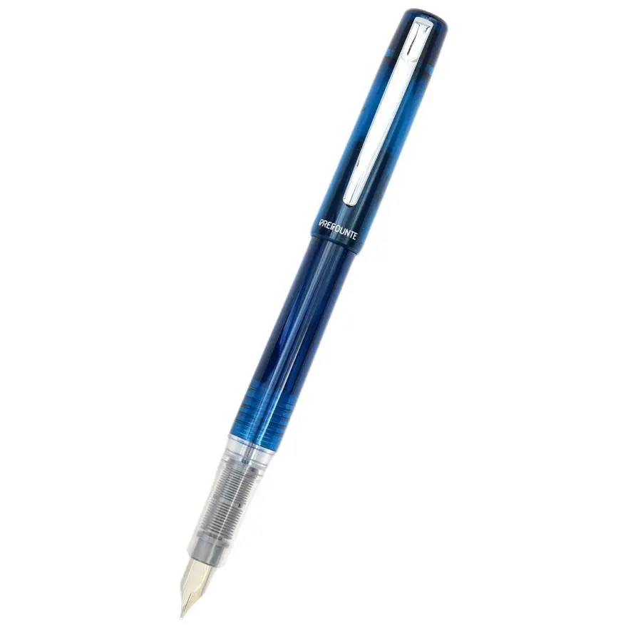 Platinum Prefounte Fountain Pen - Capped, Ink Saver Cap, Innovative Capping Technology, Premium Writing Tool, Office Stationery Supply, Pens for Work, Writing Tools, 13.8Cm