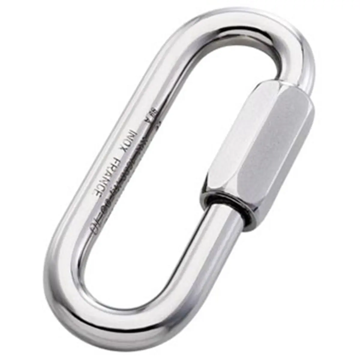 10mm Plated Steel Long Quick Link Fastener, Heavy-Duty Hardware Fastener for Industrial & Residential Applications, Plated Finish