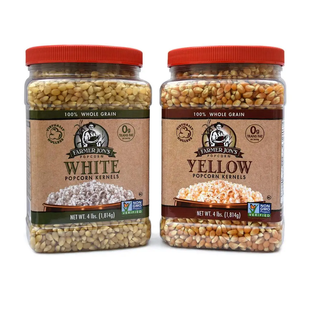 4lb White & Yellow Popcorn Kernels