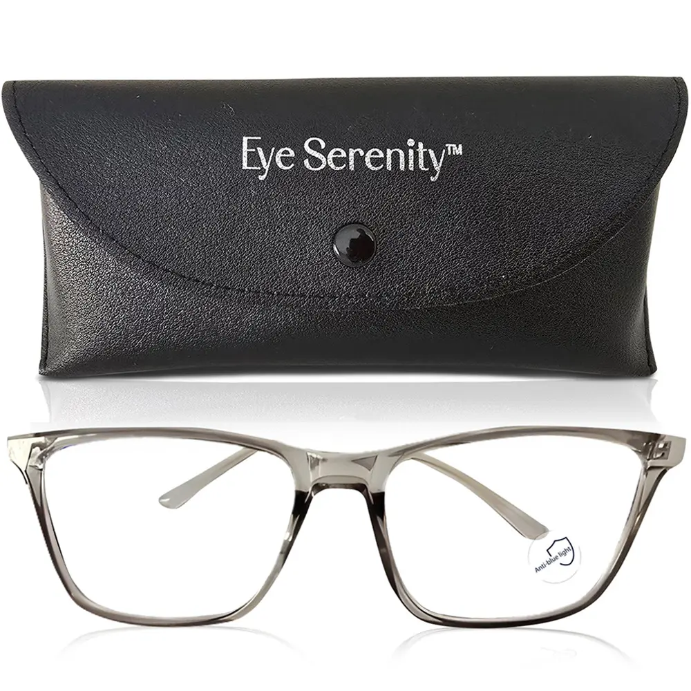 Blue Light Glasses for Screens & LED Lights - 2.3X More Protection, Anti-Glare & Eye Strain Support