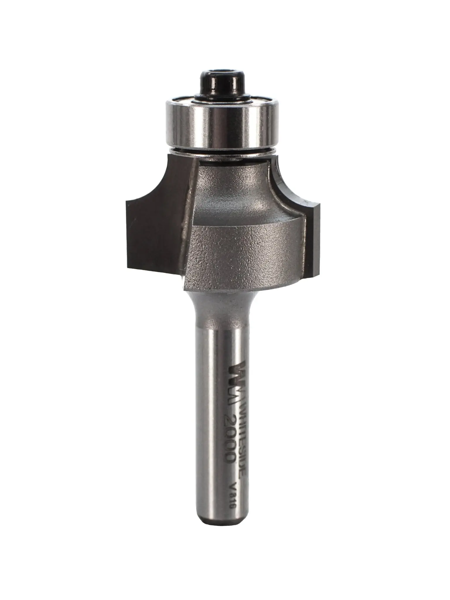 Whiteside 2000 Roundover Router Bit - 3/16in Radius, 7/8in Large Diameter, 1/2in Cutting Length, 1/4in Shank, for Composite Woods, 1/2 Inch Cutting Length, 1/4 Inch Shank, 3/16 Inch Radius