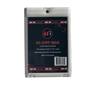 GTi 35-55pt Magnetic One Touches Pack of 5 with Inner Sleeves, Removable Plastic Film Wrapped, Ideal for 35-55pt Stock Cards