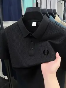 S015 kelp seedling explosion printing explosions men's trend POLO fir, suitable for outdoor sports and street wear, micro-elasticity brings more personal comfort, comfortable and breathable, necessary in summer, there are six colors to choose from.