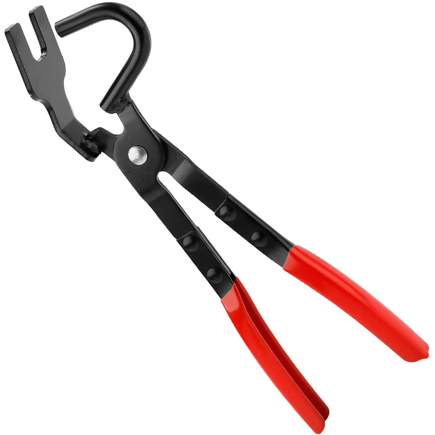 Exhaust Hanger Clamp, Exhaust Rubber Pad Wrench, Heavy Duty Durable Steel & Rubber Composite, Fits 95% Mainstream Cars, Easy Installation, Noise Reduction, Lever