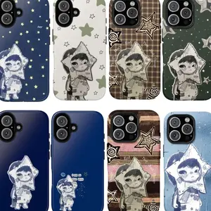 Cute Star Boy Phone Case - Hirono Aesthetic Phone Cover, Compatible with iPhone X, 11, 12, 13, 14, 15, 16, 17 & more