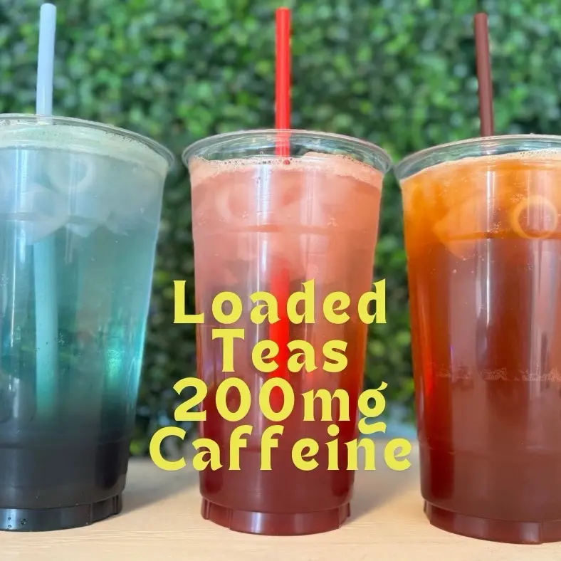 Loaded Teas - 55 Flavors Caffeinated Beverage Mix - Sugar-Free & Gluten-Free Energy Powder Drink - 32oz Smoothie Mix - Made in USA - 24 Months Shelf Life 2