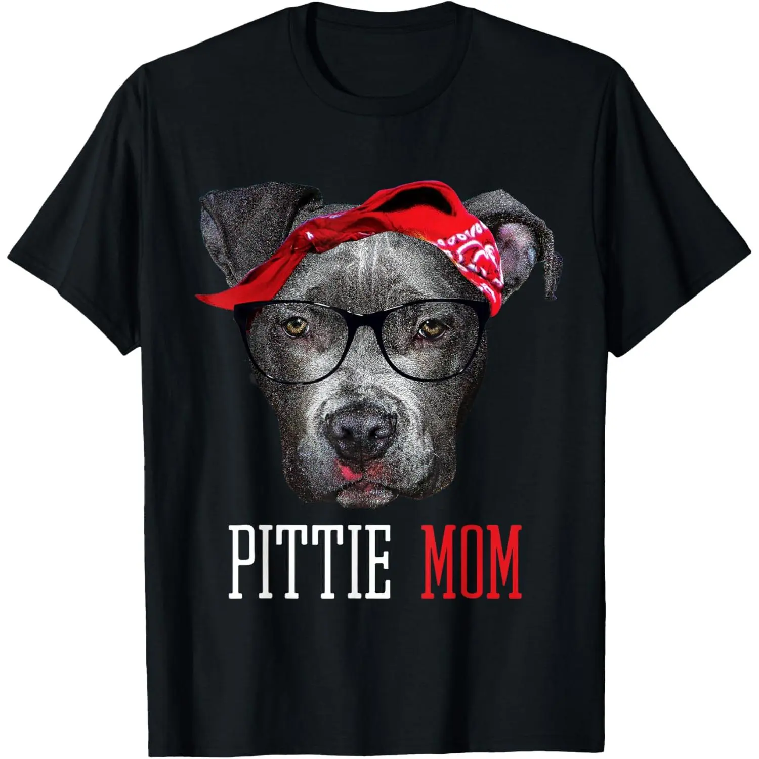 Pittie Mom Pitbull Dog Lovers Mothers Day Gift T-shirt Women T-Shirt