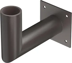 Wall Mount Bracket: 90 Degree for Parking Lot Light - L Shape Bracket for 2 3/8 inch Slip Fit Lights, Lighting Mounting Bracket Extension Pole for LED Shoebox Area Lights Street Pole Light