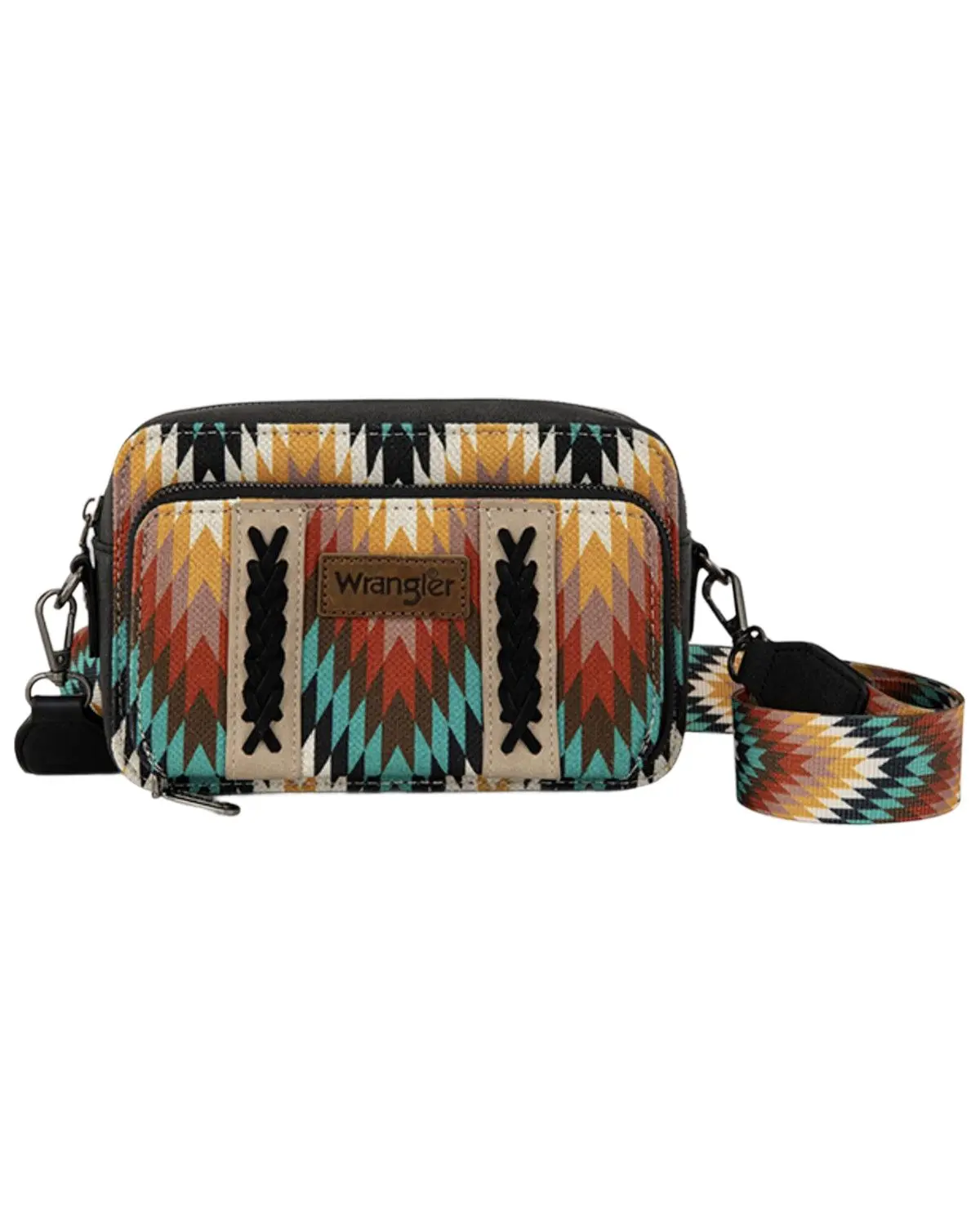 Wrangler Women's Women'S Southwestern Crossbody Bag - Wg2211-3003 Bk