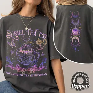 Suriel Tea Co Comfort Color Shirt Acotar Bookish Shirt A Court Of Thorns And Roses Shirt Suriel Tea Shirt SJM Shirt Sarah J Maas Merch