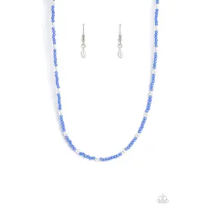 Paparazzi Beaded Blitz Blue Necklace