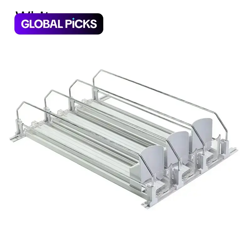 Can Dispenser with Positioning Buckle, Soda Can Organizer for Fridge, 1-Set or 3 Pack Beverage Storage Rack, Ideal Summer Gift #GLOBAL PICKS