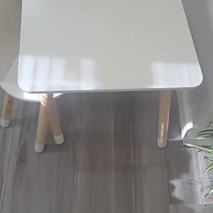 VEVOR Kids Table and 2 Chairs Set,  Toddler Table and Chair Set, Children Multi-Activity Table for Art, Craft, Reading, Learning, 1 Table and 2 Chairs