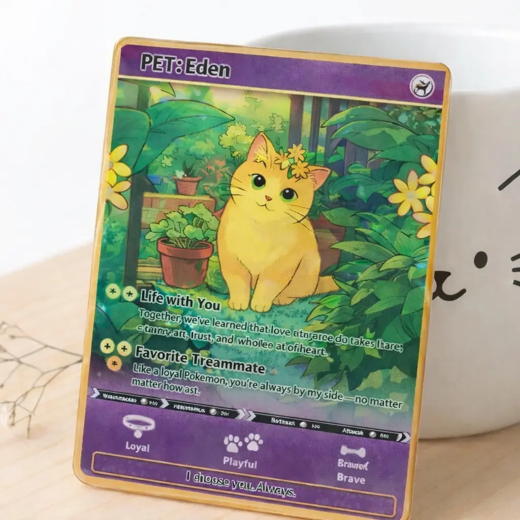 Acrylic card (no stand)