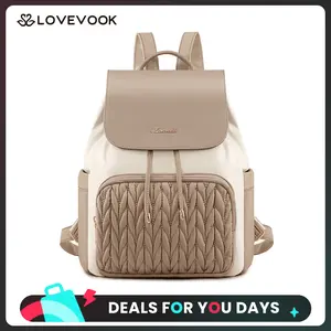 LOVEVOOK Mini Backpack for Women,Small Backpack Purse for Travel Work,Waterproof Cute Backpack Daypack With Anti-theft Pocket Mini Bag for Daily College Shopping