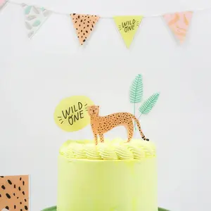 WILD ONE ACRYLIC CAKE TOPPER SET