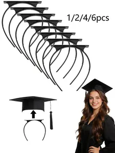 Graduation Cap Liner Headband Set, Secure Fit Design for Women & Students, Essential Accessory for Stylish Hairstyles During Ceremonies