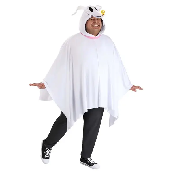 Plus Size Nightmare Before Christmas Zero Costume Poncho (© Disney)