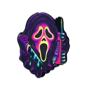 Neon Ghostface Scream Car Vent Clip Air Freshener with Scent Tab for Car Vent Accessories Car Air Vent Clip Cool Decor