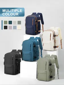 Ryanair Practical Cabin Bag 40x20x25cm, Expandable Casual Travel Backpack, Under Seat Storage, Lightweight Luggage, Multi-Pocket Durable Design, Portable Lightweight Backpack