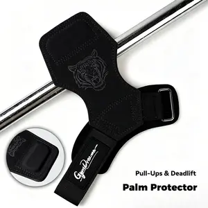 Fitness pull-up and deadlift support strap, weightlifting powerlifting wristband, gym strength training wrist support, unisex