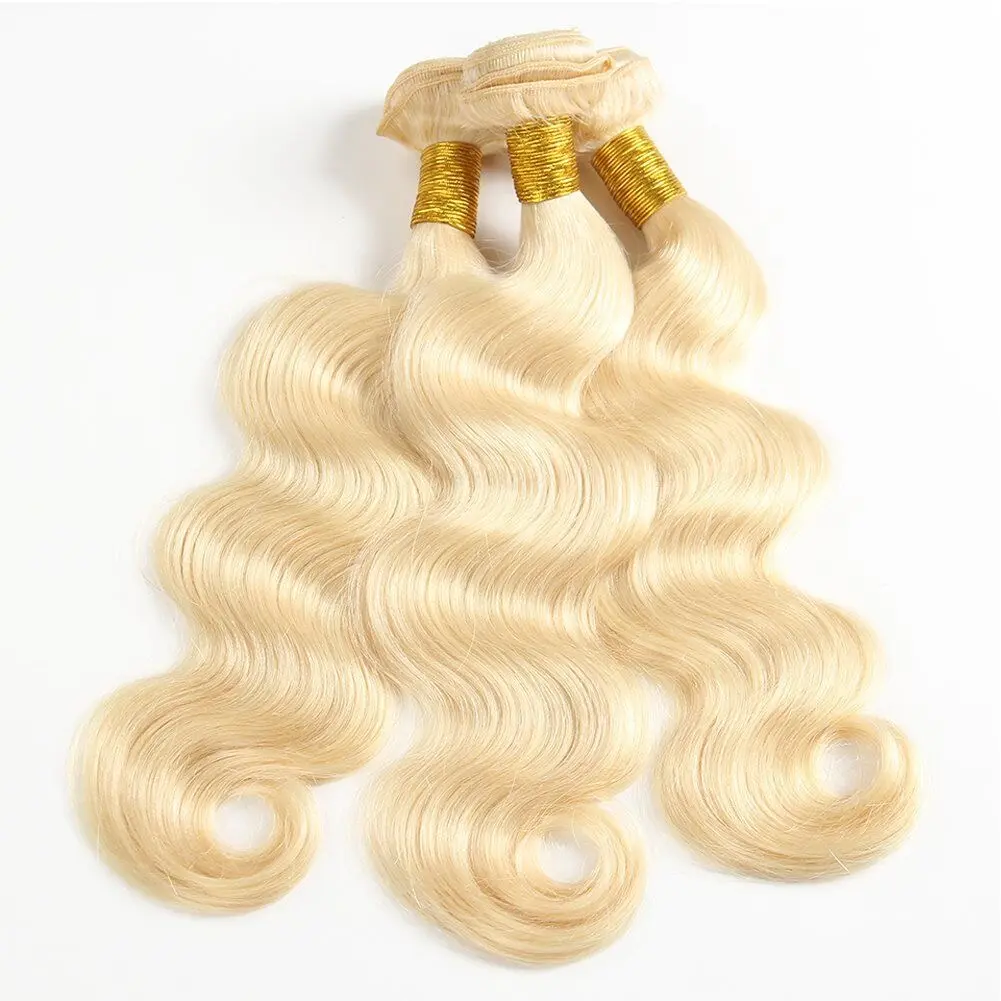 Russian Blonde Body Wave Human Hair Bundle