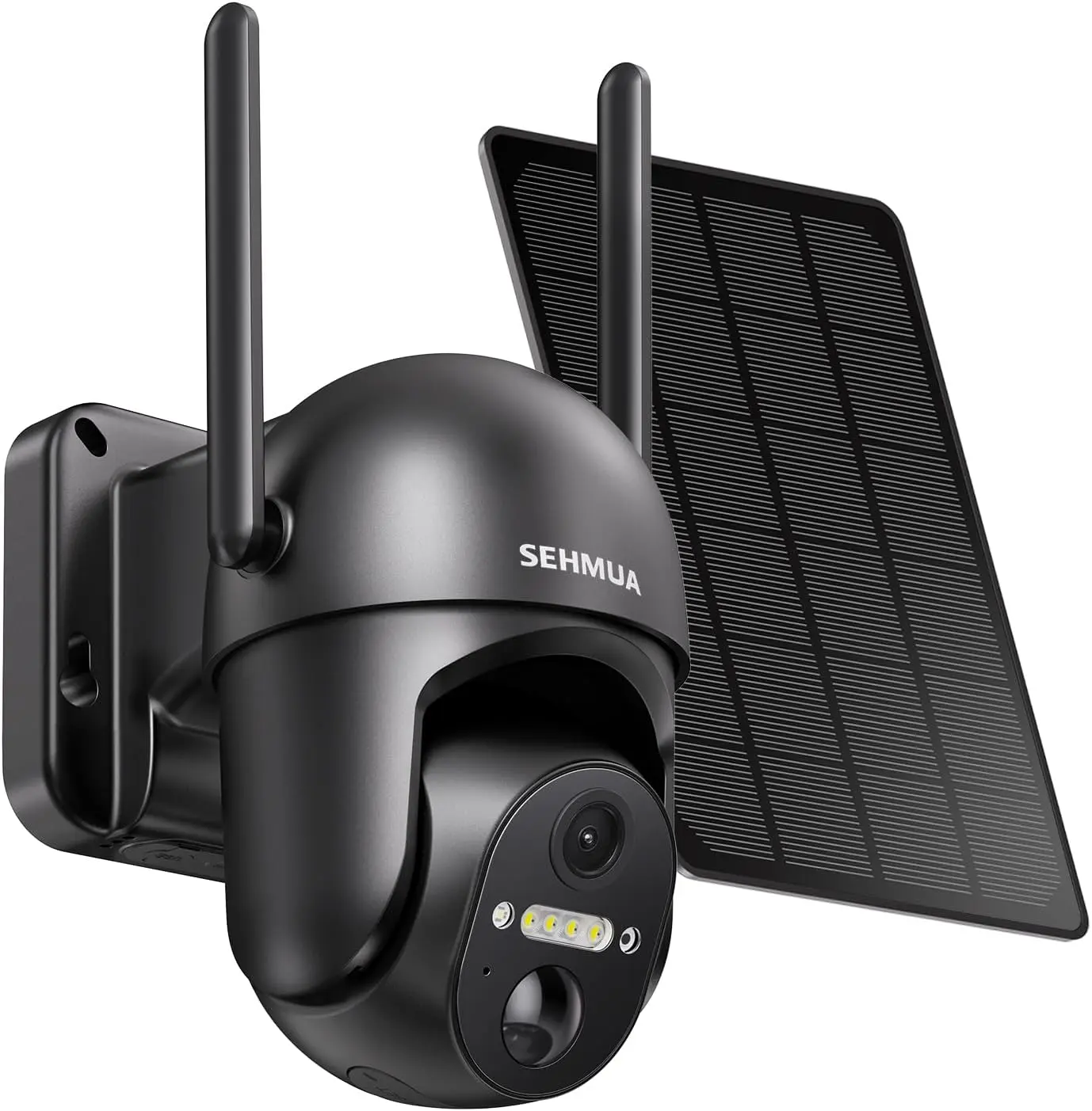Solar Security Cameras Wireless Outdoor, 2K 360° View Battery Powered Outdoor Camera, WiFi Home Security with Spotlight Color Night Vision, PIR Sensor