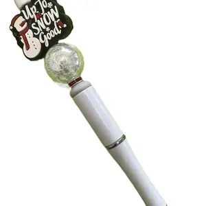 Focal Beaded Pen with Unique Mystery Design for Office and School Supplies Versatile Writing Tool for Professional and Educational Use