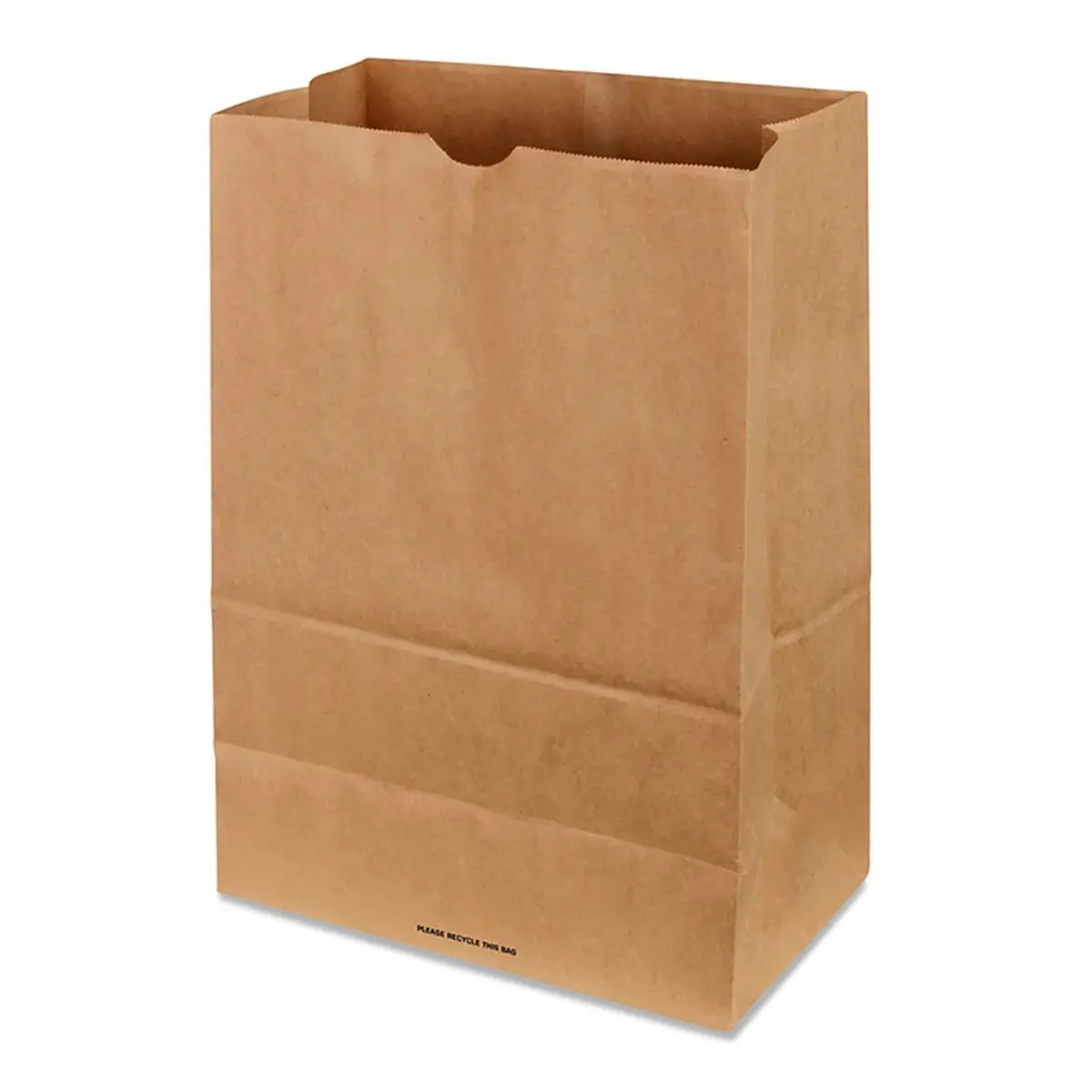 Recycled Brown Kraft Paper Shopping Bags, 17 x 12 x 7 in., Heavy-Duty for Grocery Shopping, 57 lbs Capacity, 500 Pack, High Quality, Pack Of 500, Brown Paper, Open Top, Unfastened, Unisex Adults, Simple Fold