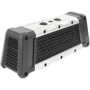 Fugoo Tough 2.0 Waterproof Bluetooth Speaker Device with Omnidirectional Speakerphone and Full Range Frequency Response - Audio, Portable Aluminum