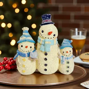 1count Snowman Ornament, Desktop Decoration, Cute Style, Home Atmosphere Decor, Perfect Gift for Holidays, Festive Season