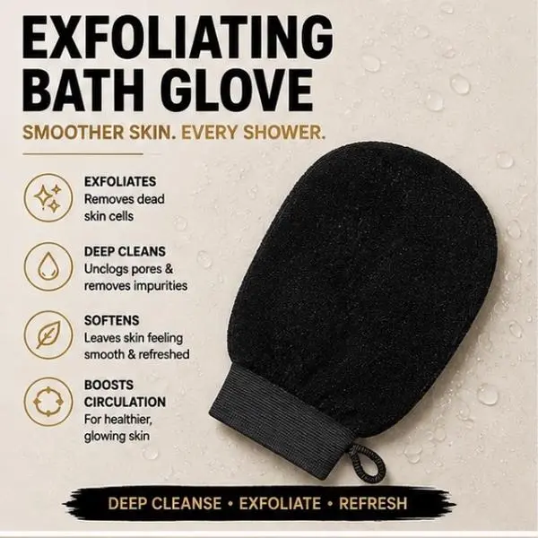 Exfoliating Mitt Scrub Glove Preparation Shower Scrub