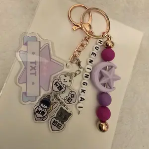 K pop music Bias Charm Keychain