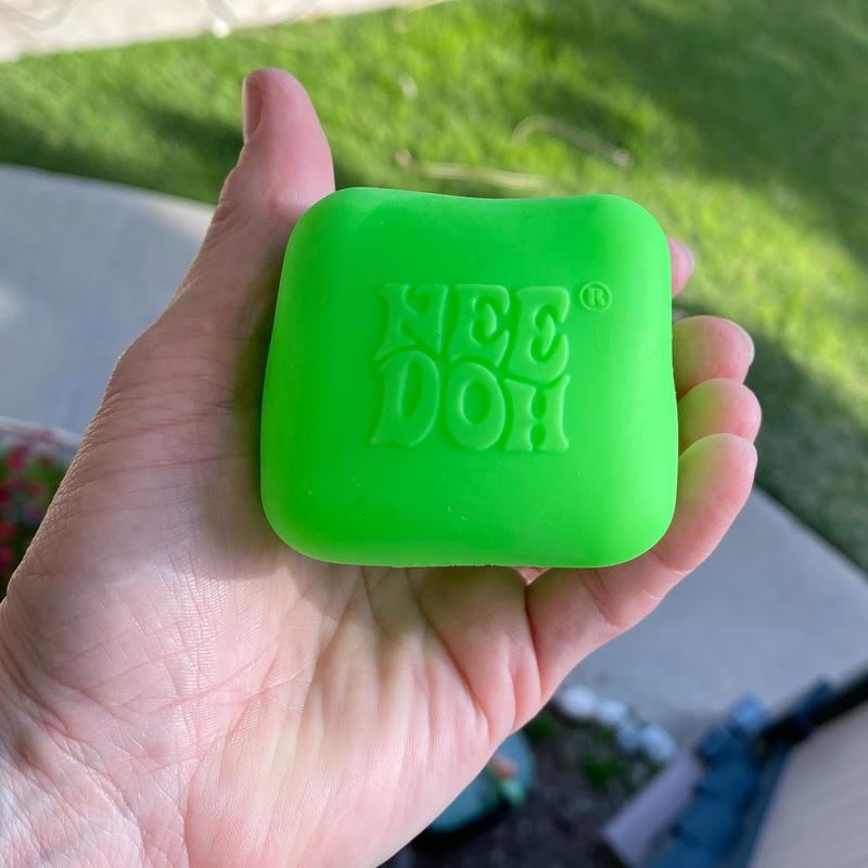 Needoh - Trending Glow in the Dark Nice Cube - Latest Craze in Hard Squish Stress Balls - Stim tools