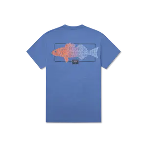 Youth FieldTec™ Heathered Performance Tee - Gradient Scales