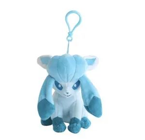 Glaceon 6" Plush Backpack Clip Keychain Bag Charm Hanger