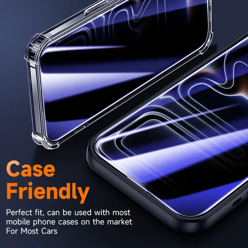 MAGIC JOHN 2-Pack Screen Protector for iPhone, Samsung, and Google–Crystal Clear, Scratch-Resistant, Ultra-Smooth Touch, Privacy Protection, Circular Polarized Eye Protection, Easy Installation 5