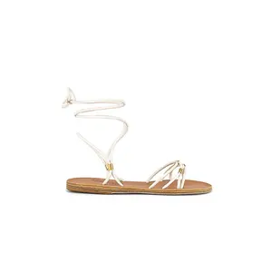 Ancient Greek Sandals Persida Sandal in Ice & Platinum Tubes