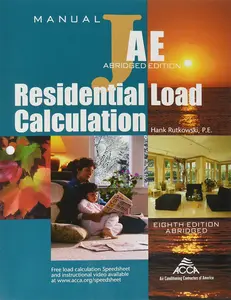 ACCA Manual J - Residential Load Calculation 8th Edition Version 2.50 Abridged