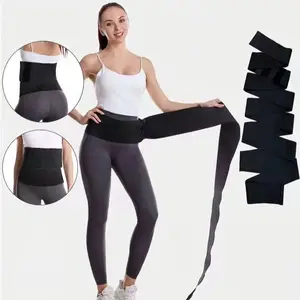 Flexible Long Waist Support Wrap Shapewear, Elastic Compression Band for Everyday Yoga Wear