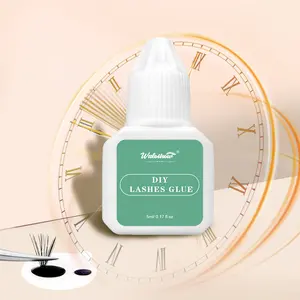 5ml Individual Cluster Lashes Glue & Remover Paste, Long-lasting Waterproof Eyelash Adhesive, Self Application Adhesive, Professional Eye Makeup Tool for Women Cosmetic