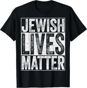 100% Cotton Jewish Lives Matter T-Shirt Jews Shirt T-Shirt